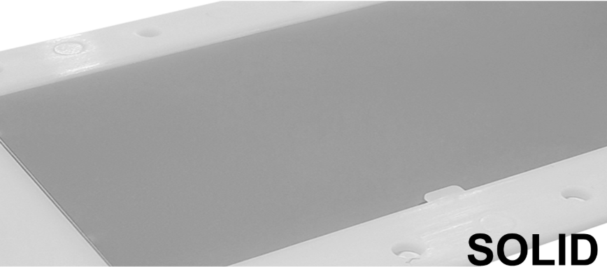 Solid platinum-titanium electrode plate close-up